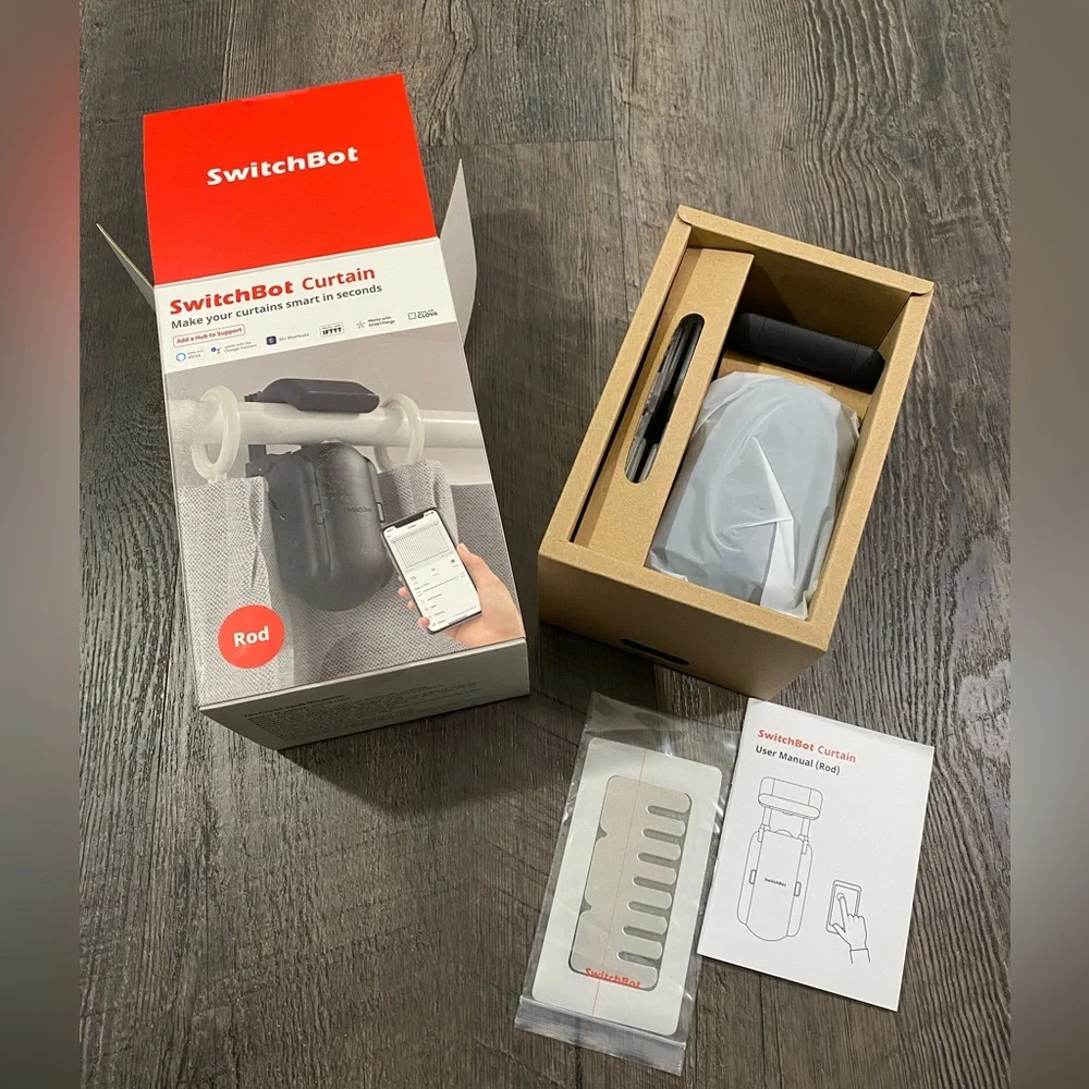 SWITCHBOT CURTAIN Smart Wireless Opener - Black